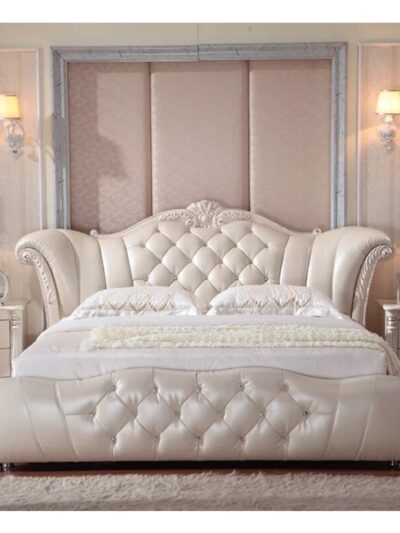 Classic Genuine Leather Bed