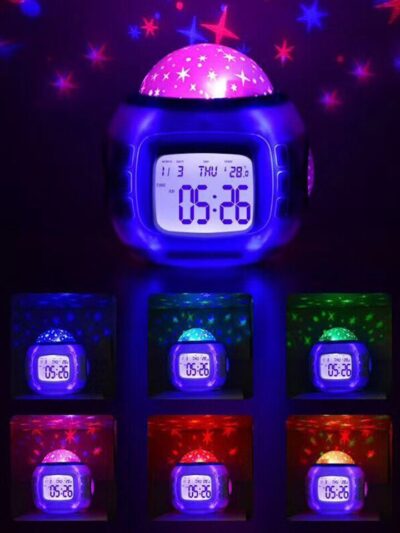 Unique Alarm Clock Children Baby Room Music Starry Sky