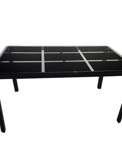 Rectangle Tempered Glass Dining Table