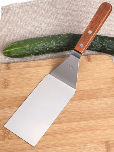 Stainless Steel Spatula with Wooden Handle