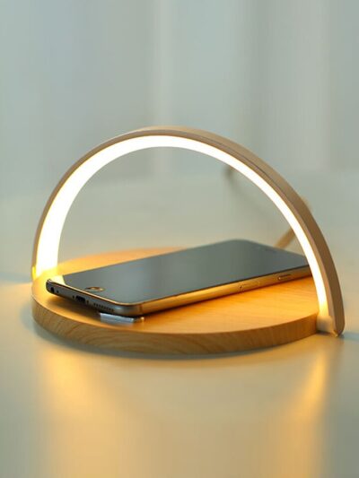 Qi Wireless Charger LED Table Lamp DC5V 10W USB Charging LED