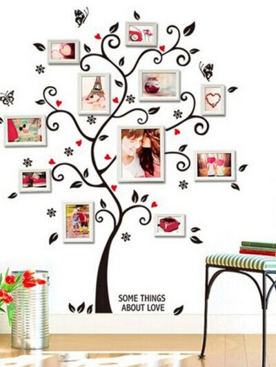 DIY Photo Tree Mural