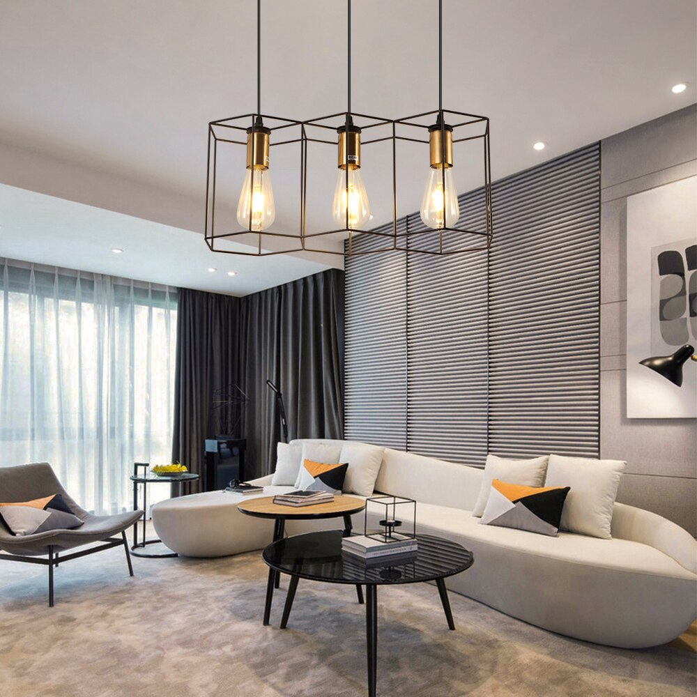 Iron Frame Pendant Light - Image 5