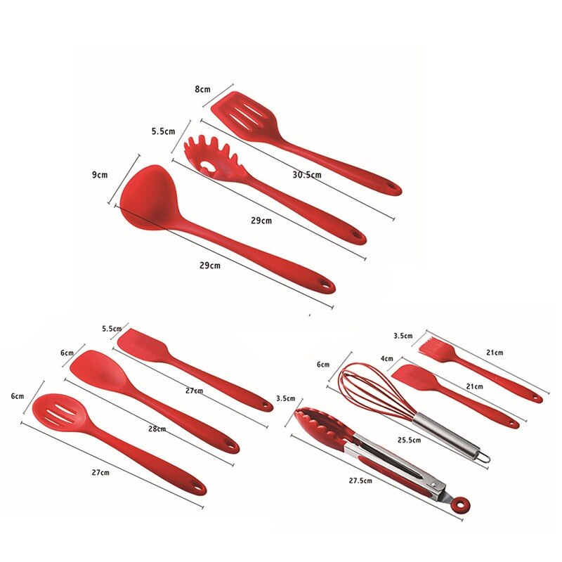 10-piece Silicone Kitchenware Set - Image 4