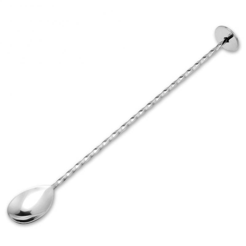 Stainless Steel Cocktail Shaker Set Mixer Strainer Ice Tongs Mixing Spoon Jigger Pourer Muddler Corkscrew - Image 6