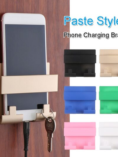 Paste Style Mobile Phone Charging Holder Bracket