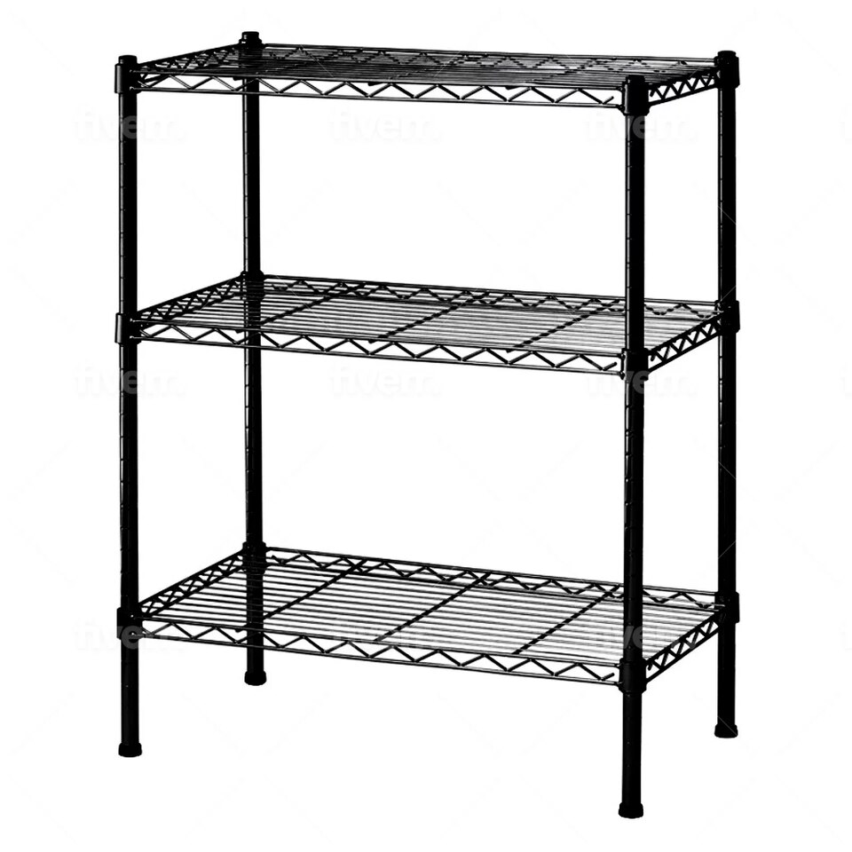 Easy Assembly 24"W X 14"D X 30"H 3-Shelf Shelving