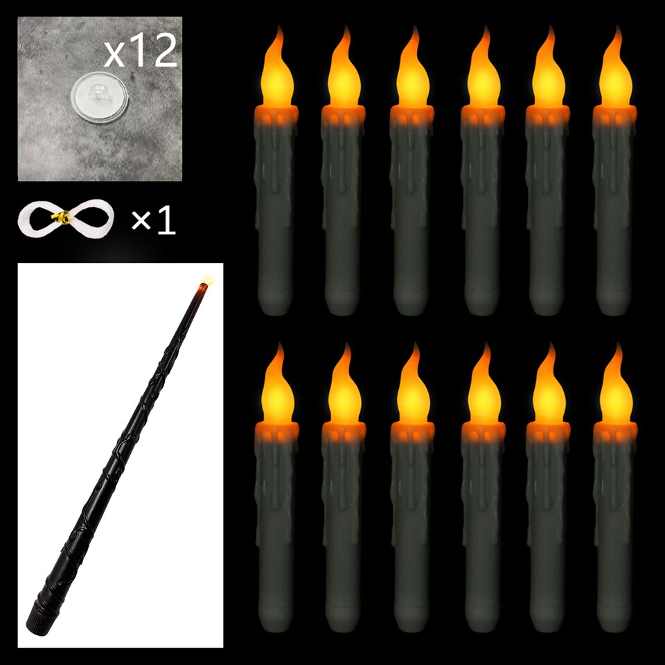 Floating LED Halloween Candles with Remote Control - Image 4