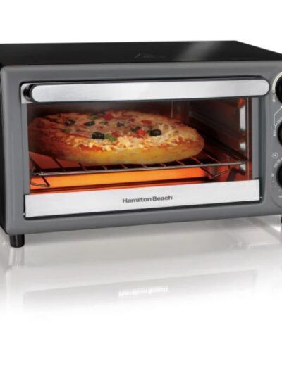 Hamilton Beach Toaster Oven In Charcoal, Model 31148
