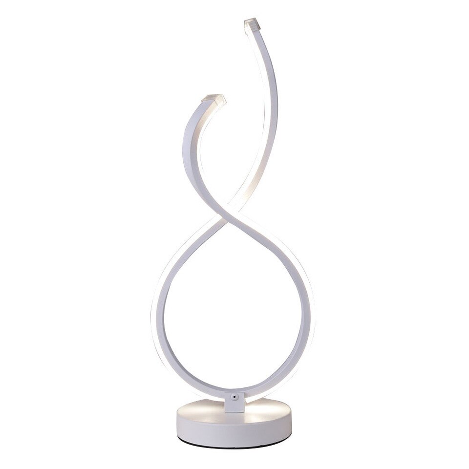 Modern Table Lamp Acrylic Metal Desk Lamps Bedroom Bedside Decoration - Image 2