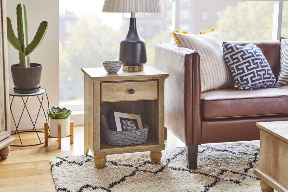 Crossmill Accent Table, Weathered Finish - Image 5