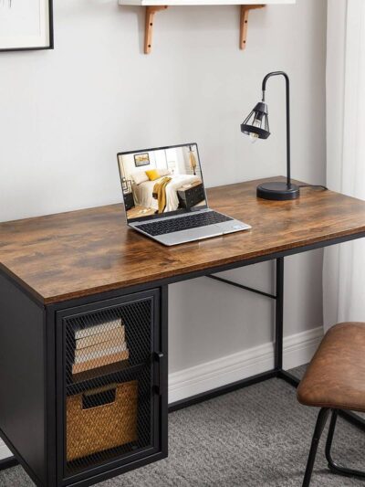 Industrial Computer Desk, Writing Desk for Work and Study,