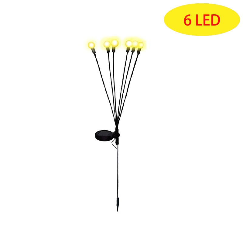 10LED Solar Firefly Lights Solar Garden - Image 3