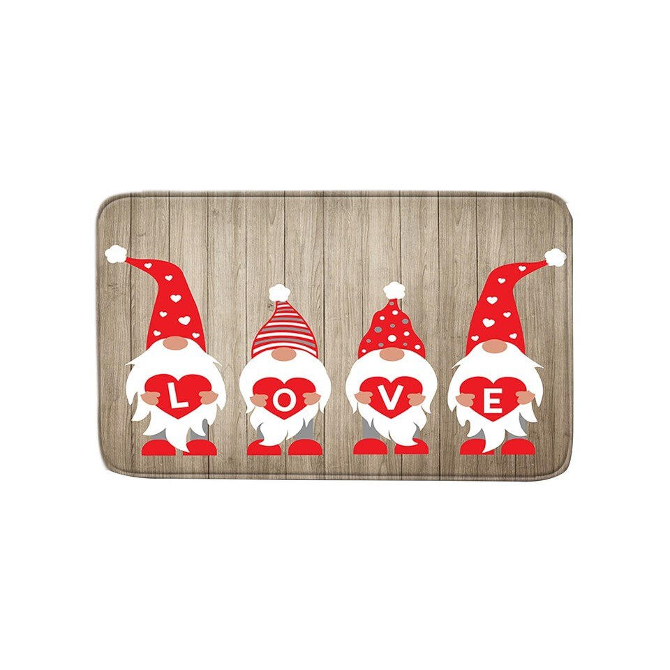 Valentine's Day Door Mat Heart Print Welcome - Image 6