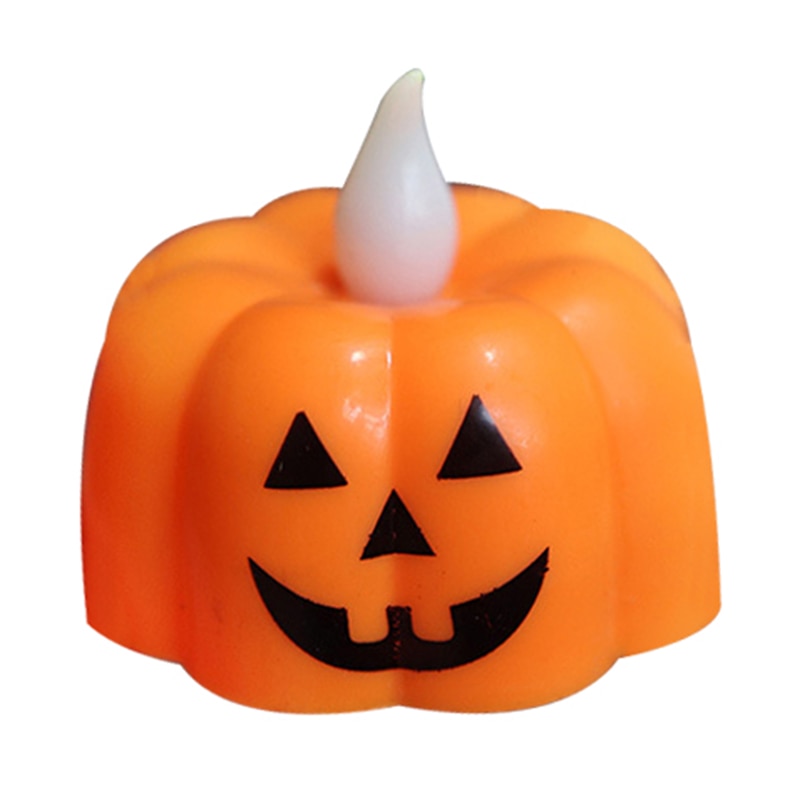 Halloween Pumpkin Candle Light Halloween Party Supplies LED Light Lantern Lamp Ornaments Props H - Image 8