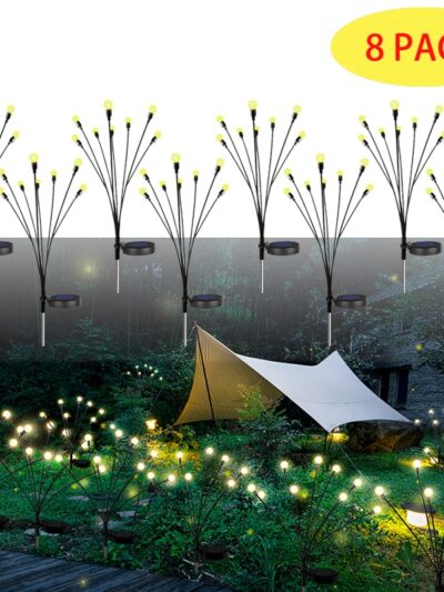 10LED Solar Firefly Lights Solar Garden