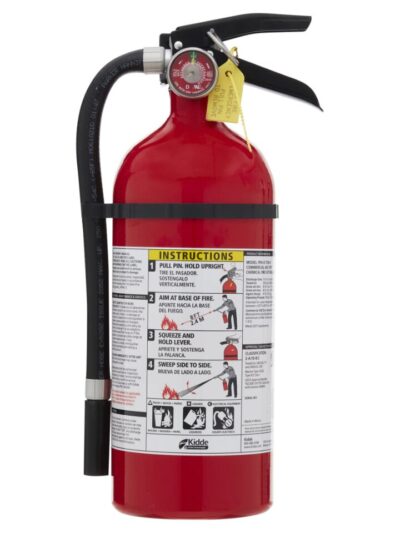 Pro 210 Fire Extinguisher, 4lb, 2-A, 10-B:C