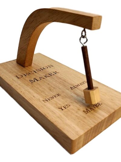 Magic Novelty Decision Maker Magnetic Pendulum Wood Decision Maker Cute And Unique Executive Office Decoration