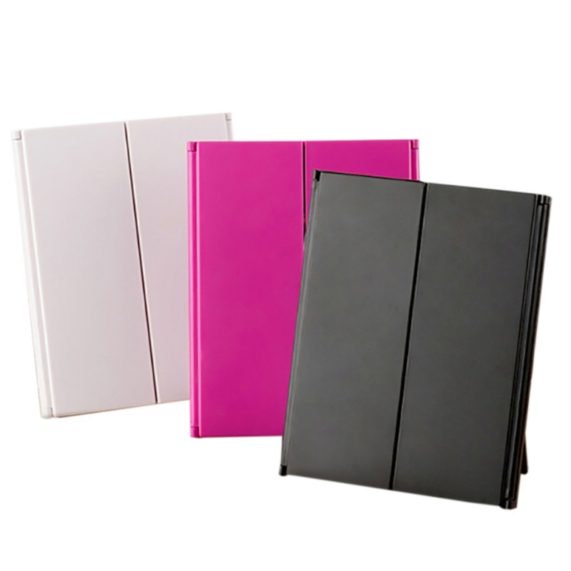 Triangular Stable Compact 3 Folding Makeup Mirrors - Image 3