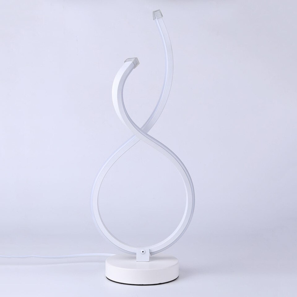 Modern Table Lamp Acrylic Metal Desk Lamps Bedroom Bedside Decoration - Image 8