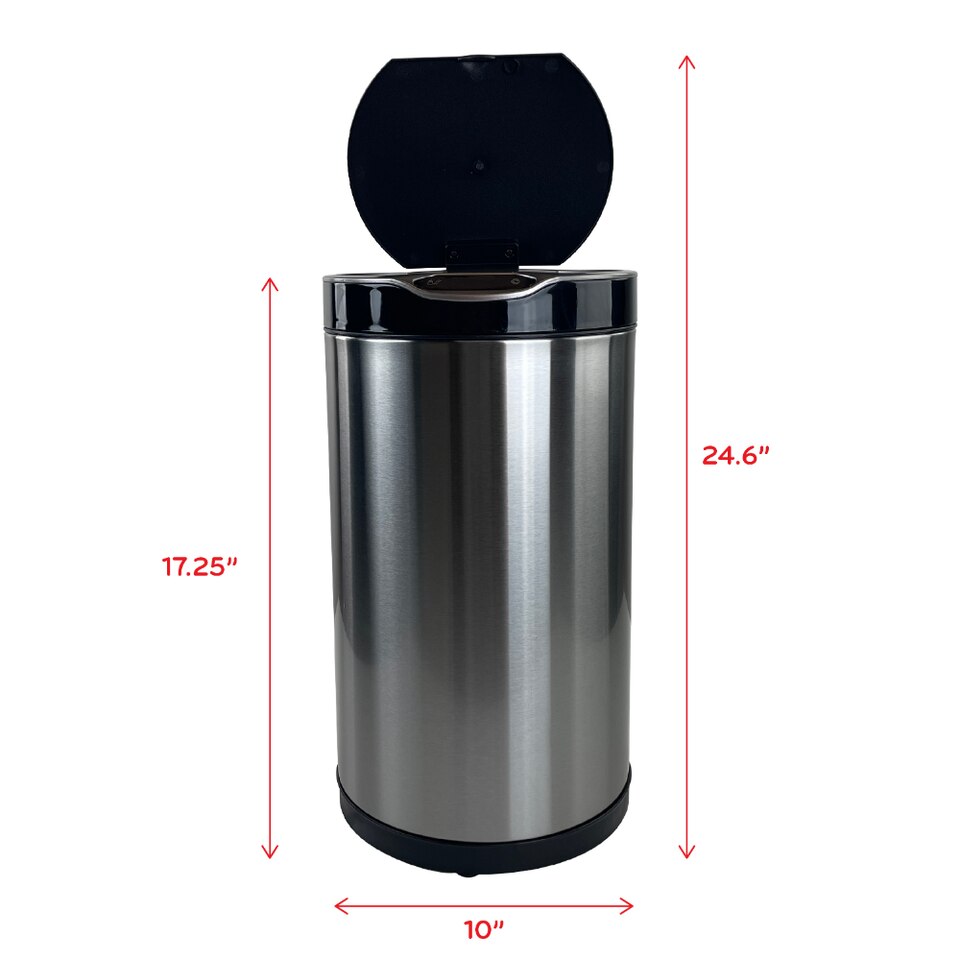 3.1 Gal Stainless Steel Motion Sensor Kitchen Trash Can, - Image 4