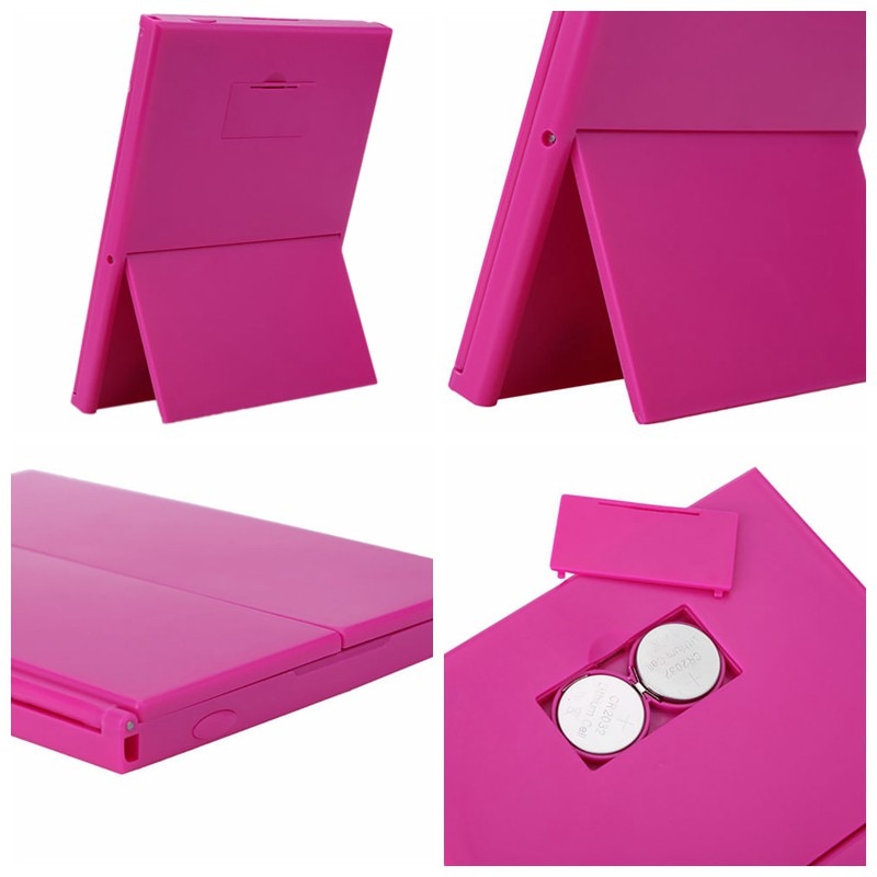 Triangular Stable Compact 3 Folding Makeup Mirrors - Image 4