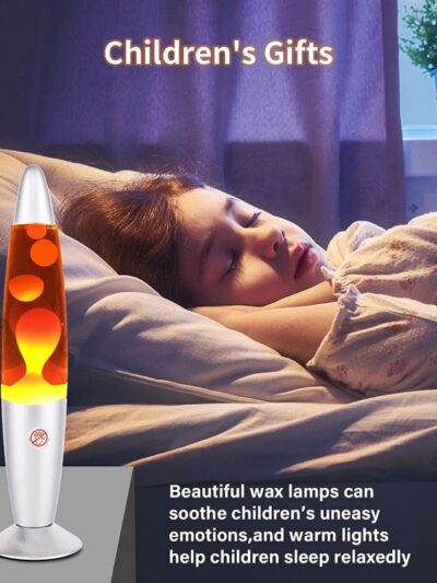 Large Lava Lamp Beautiful Liquid Motion Lamp with Wax That Flows Like Lava Night Light water