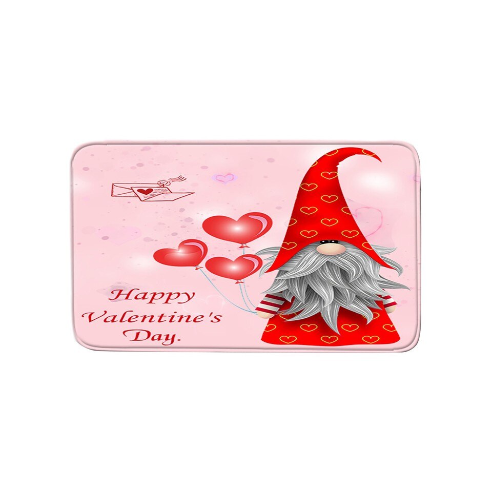 Valentine's Day Door Mat Heart Print Welcome - Image 11