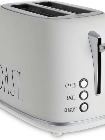 Stainless Steel Toaster with Removable Crumb Tray,