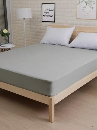 Waterproof Bed Cover Smooth Microfiber Mattress Protector Waterproof Fitted Sheet