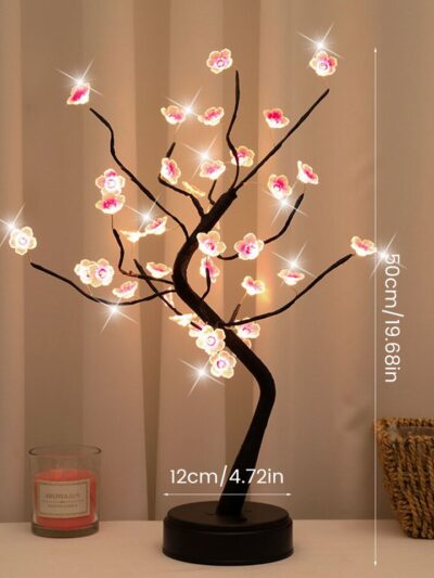 Waterproof LED Cherry Tree Bonsai Lamp