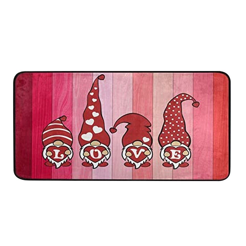 Valentine's Day Door Mat Heart Print Welcome - Image 19