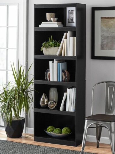 Bookshelf Framed 5-Shelf Stylish Bookcase