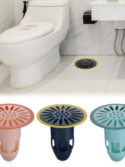 Bath Shower Floor Strainer Silicone Floor Drain Core Kitchen Bathroom Water Drain Filter