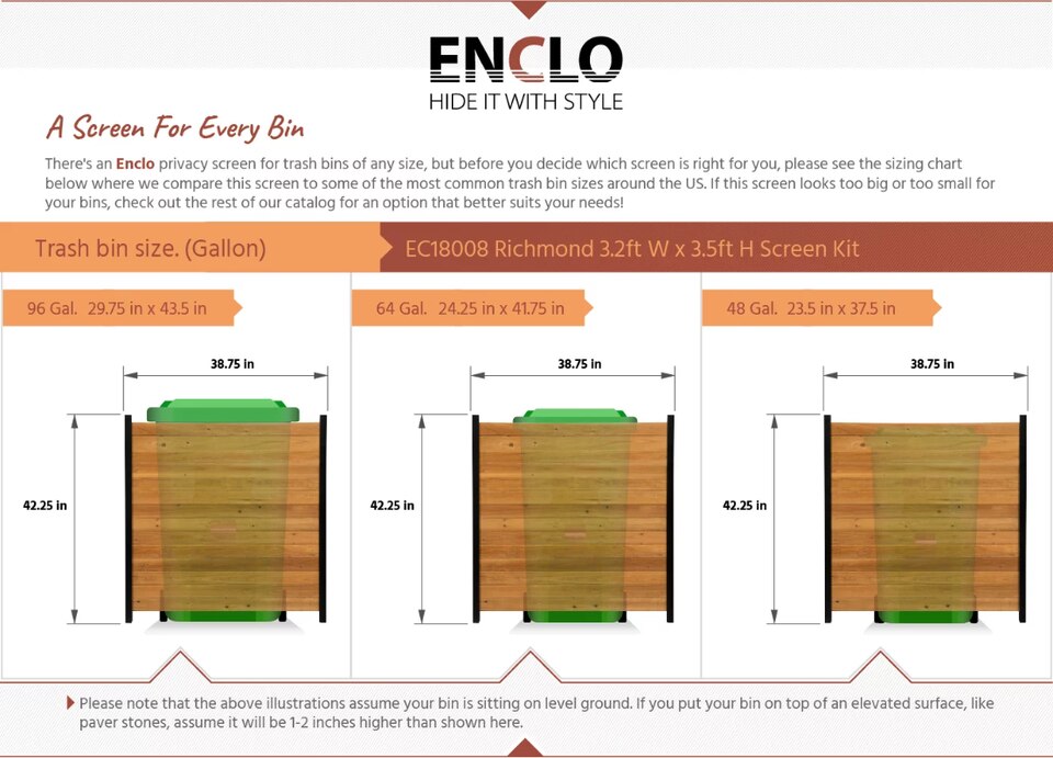Wood Privacy Screen Kit (42in H x 38in W) - Image 5