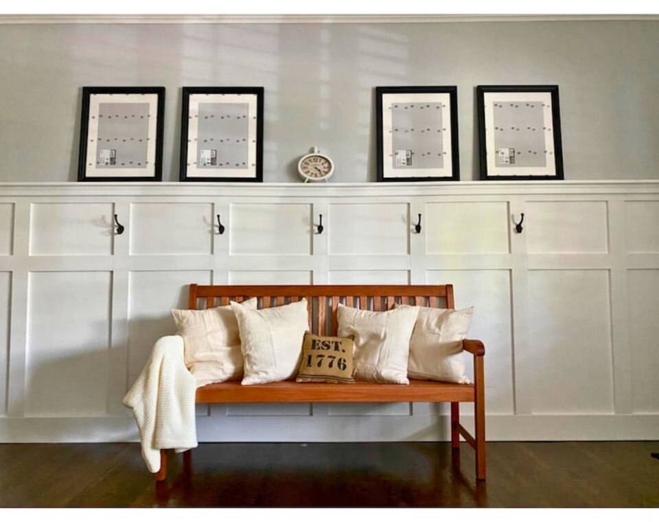 4-Feet Patio Wood Bench Garden Outdoor Bench with Eucalyptus Wood - Image 3