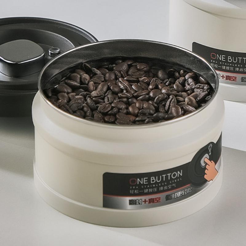 Stainless Steel Airtight Coffee Container Storage Canister Coffee Bean Jar - Image 7